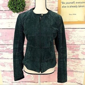 BEST MOUNTAIN Women’s Blue 100% Pig Leather Jacket size Medium